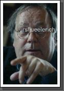 Theater und Film Regiseur Louis Naef beim Interview mit Tomas Bolli am Donnerstag 27.Maerz 2003 in Luzern.  (BILD: URS FLUEELER)